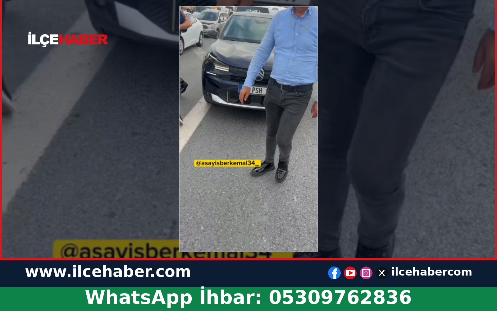 Bayrampaşa’da Trafik Tartışması ve Tekme Atma Anı