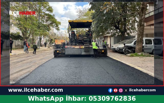 Maltepe’de Cevizli Mahallesi’nde Yol Yenileme Çalışmaları Sürüyor