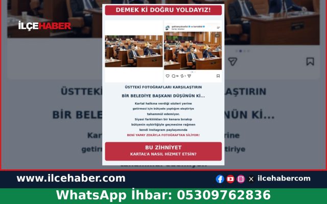 AK Partili Adem Yıldız’dan Başkan Gökhan Yüksel’e Fotoğraf Tepkisi