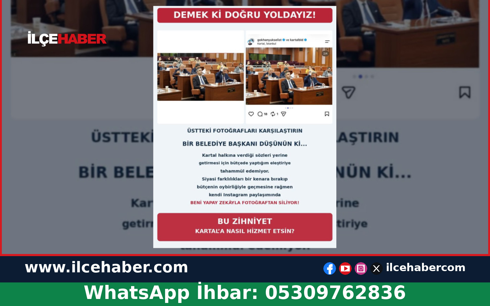 AK Partili Adem Yıldız’dan Başkan Gökhan Yüksel’e Fotoğraf Tepkisi
