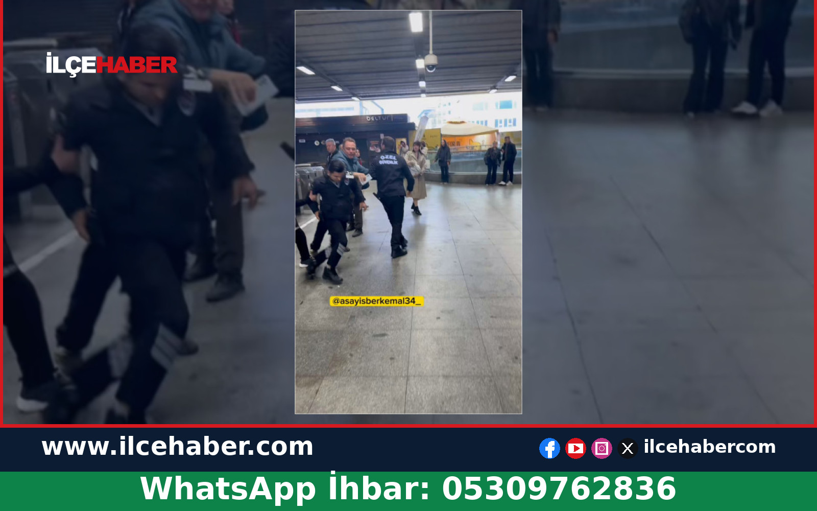 İstanbul’da Metrobüs Girişinde Güvenlik Kavgası