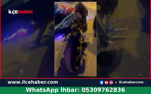 Beykoz’da Plakasız ve Abartı Egzozlu Motosiklete Ceza