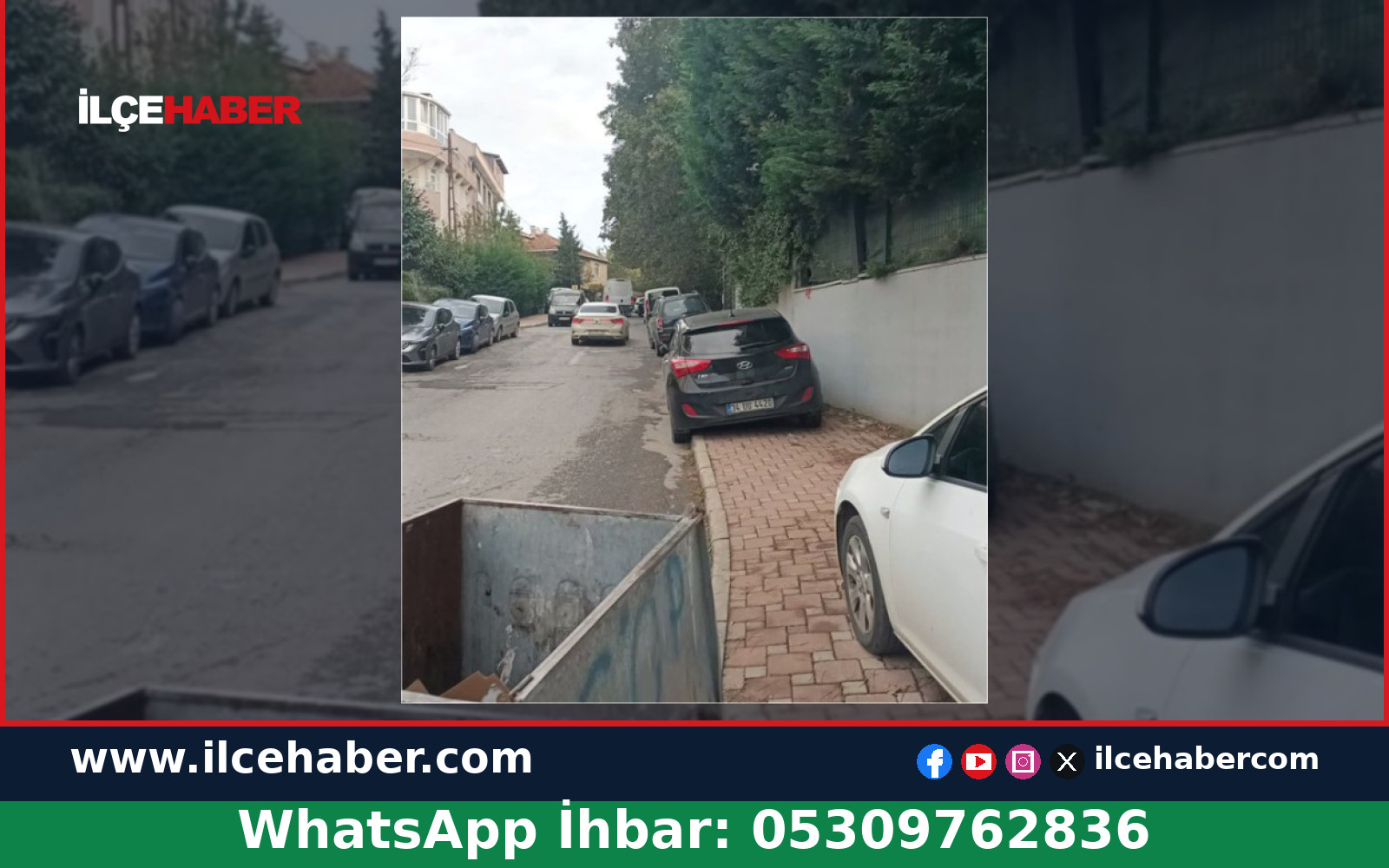 Çekmeköy Ertuğrul Gazi Caddesi’nde Kaldırım Parkı Ulaşımı Engelliyor