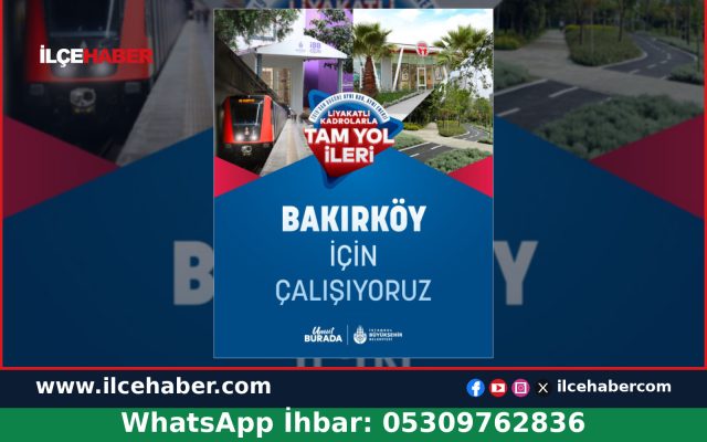 İstanbul Büyükşehir Belediyesi’nden Bakırköy Açıklaması