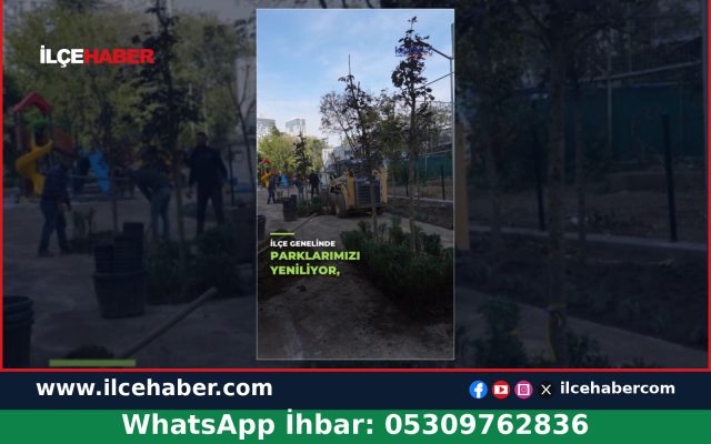 Kartal’da Parklar Yenileniyor ve Yeni Yaşam Alanları Kuruluyor