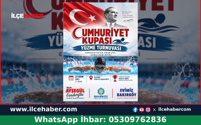 Bakırköy’de Cumhuriyet Kupası Yüzme Turnuvası Heyecanı