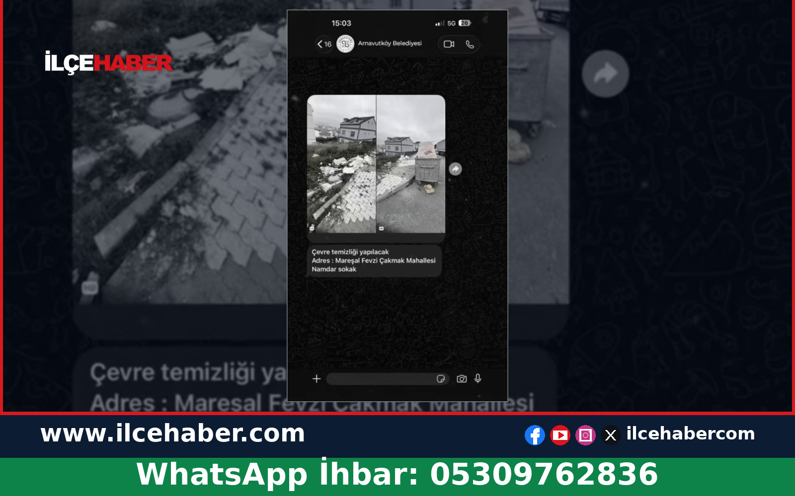 Arnavutköy’de çevre temizliği tamamlandı