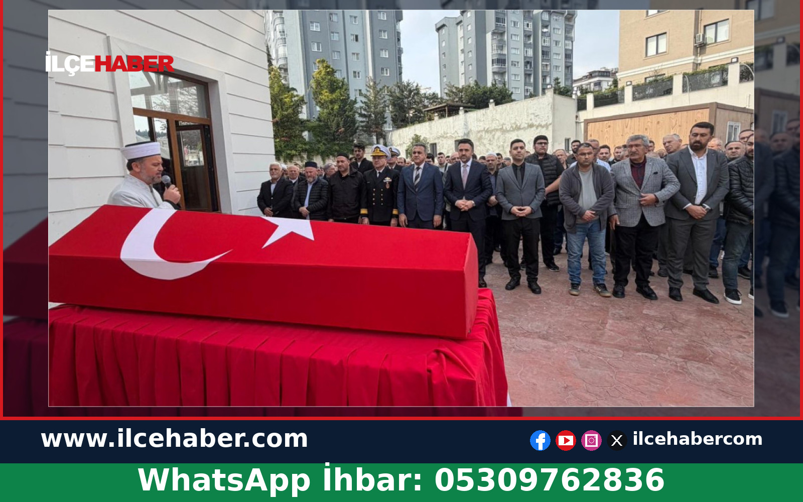 Küçükçekmece’de Kıbrıs Gazisi Hikmet Subaşı Son Yolculuğuna Uğurlandı