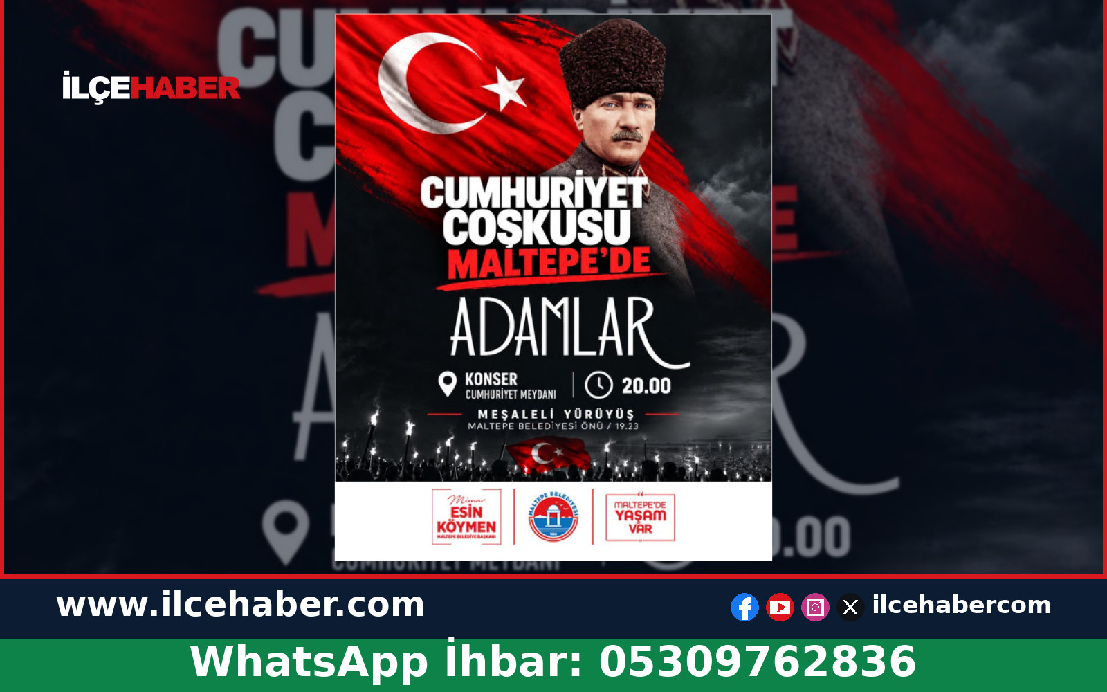 Maltepe’de 103. Yıl Coşkusu: Adamlar Konseri