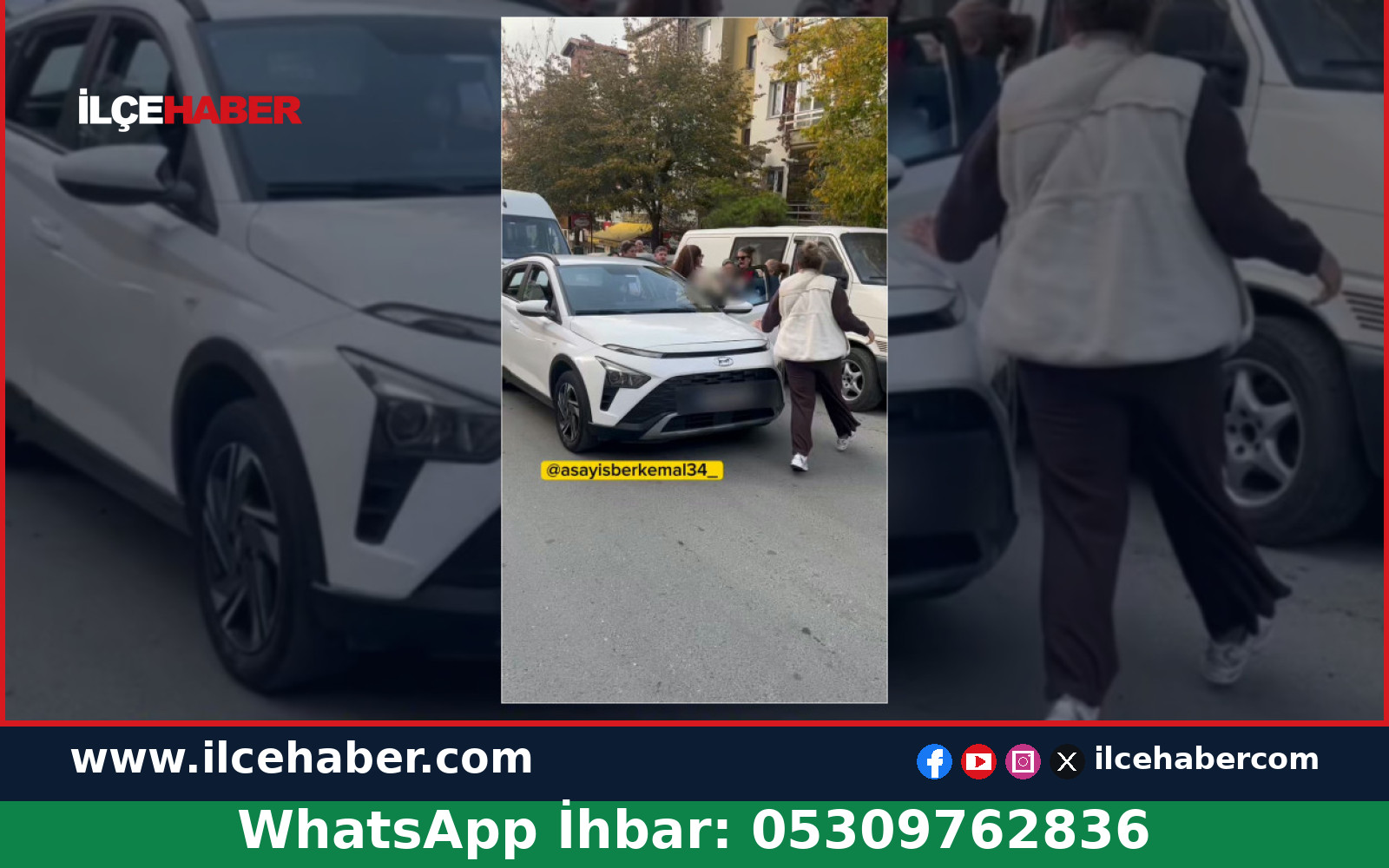 Beylikdüzü’nde trafikte kadınlar arasında kavga çıkt