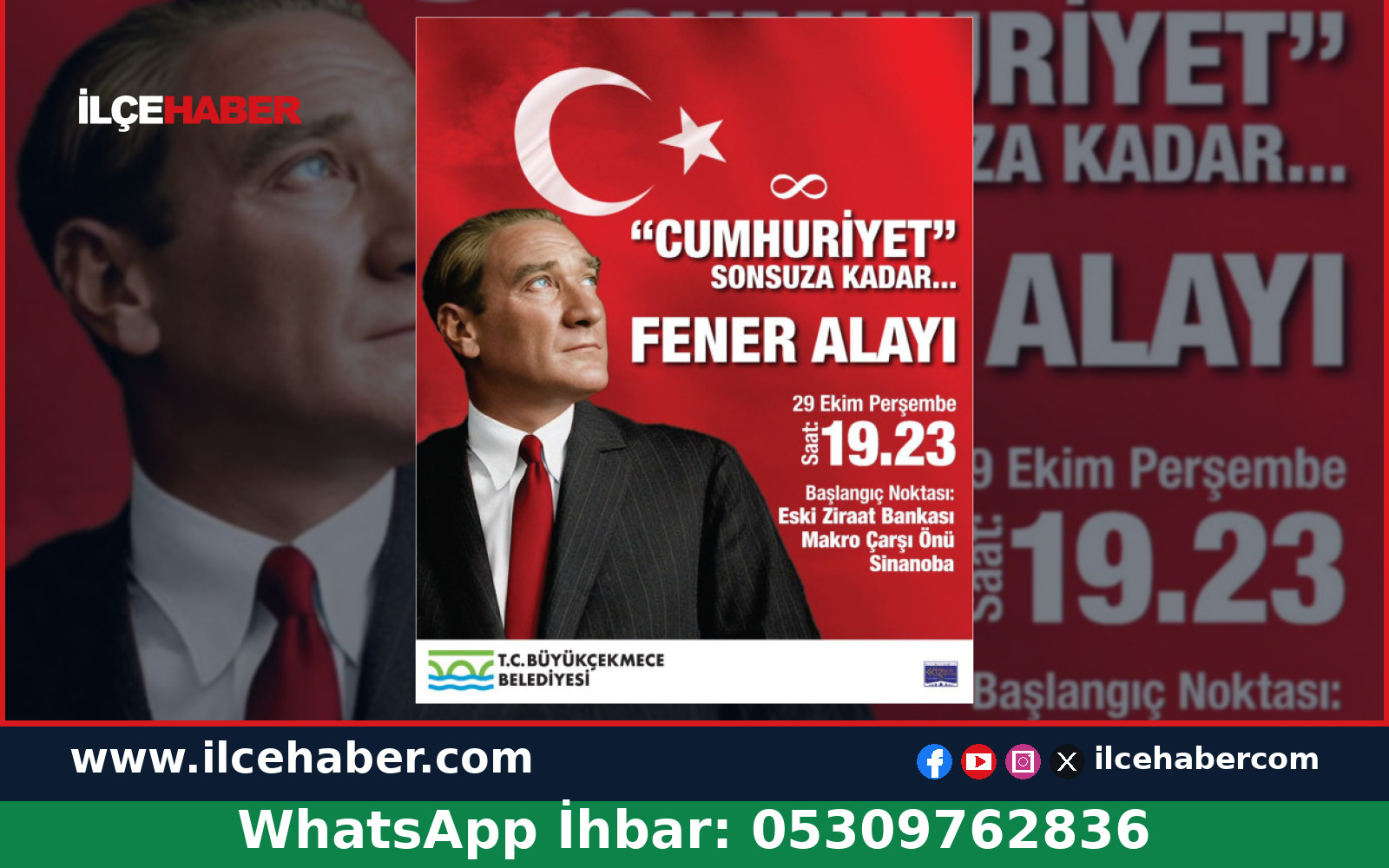 Büyükçekmece’de Cumhuriyet’in 103. Yıl Coşkusu