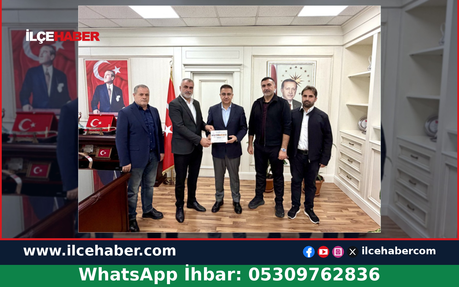 Tüm Muşlular Derneği’nden Kaymakam Naif Yavuz’a Ziyaret