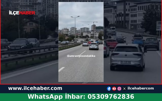 Şile Otoyolu’nda Çocuk Tehlikesi