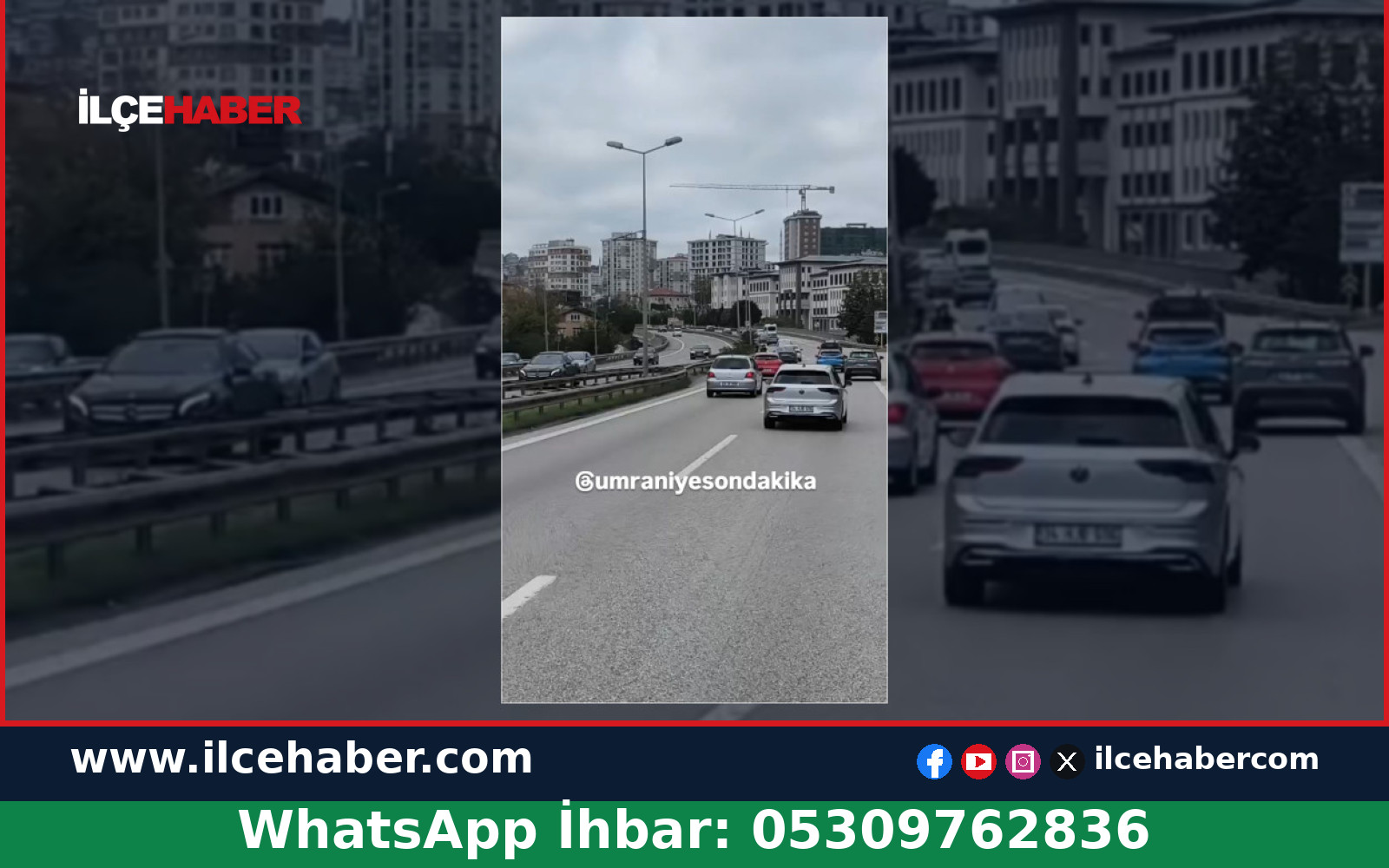 Şile Otoyolu’nda Çocuk Tehlikesi