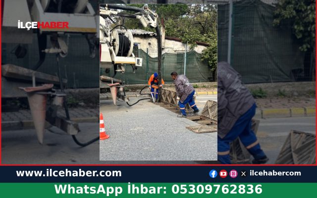 Arnavutköy Belediyesi’nden Yağış Öncesi Altyapı Temizliği