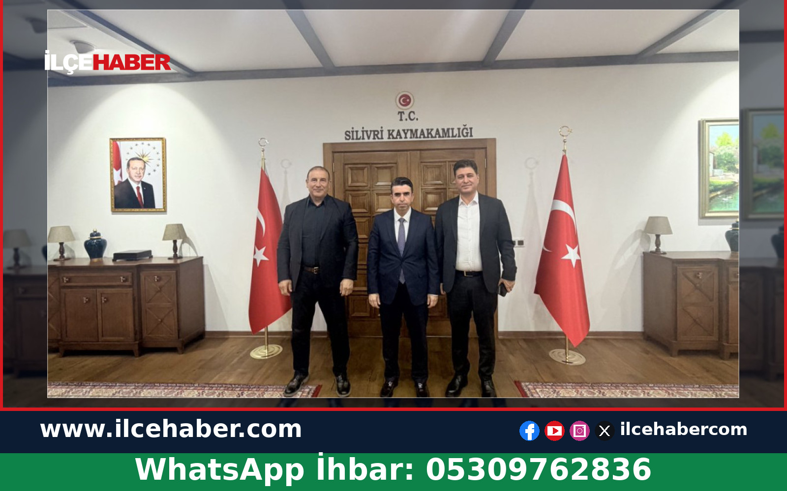Polis Başmüfettişlerinden Silivri Kaymakamı Eren’e Ziyaret