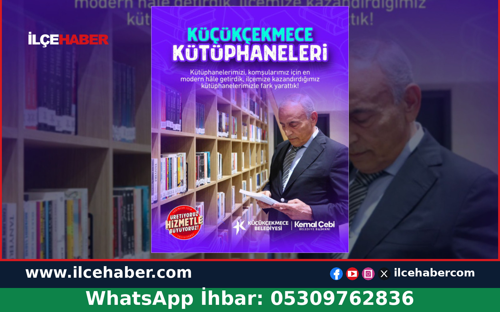 Küçükçekmece’de Modern Kütüphaneler Hizmete Açıldı