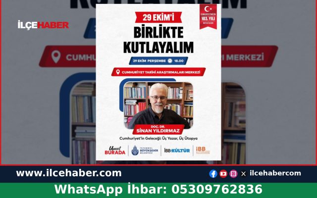 İBB Kültür’den 29 Ekim’de Üç Ütopya Söyleşisi