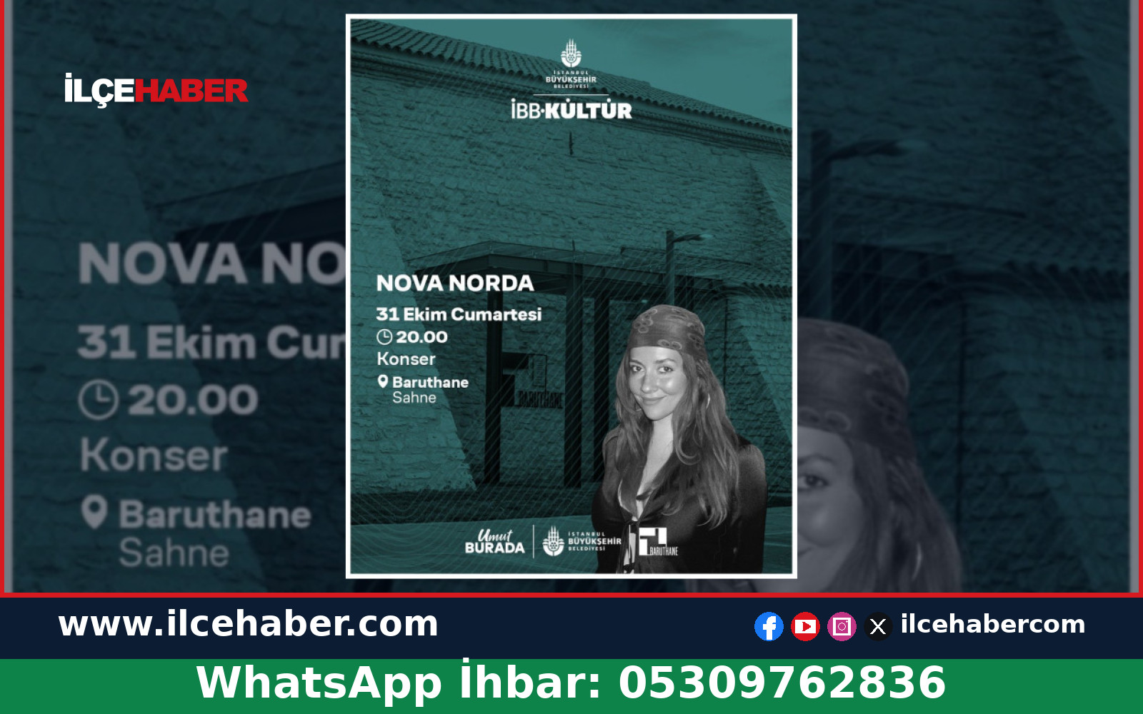 Nova Norda İBB Baruthane’de Konser Verecek