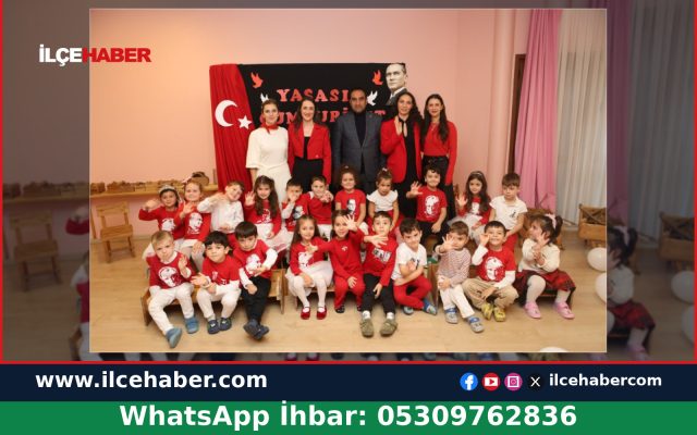 Adalar’da miniklerden Cumhuriyet Bayramı kutlaması