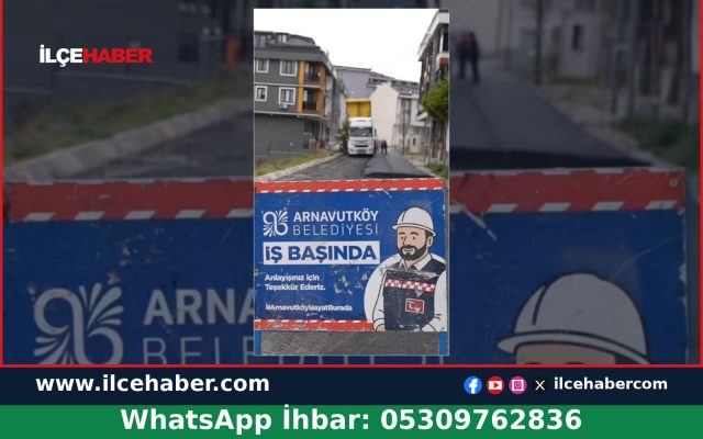 Arnavutköy Belediyesi Asfalt Çalışmalarını Sürdürüyor
