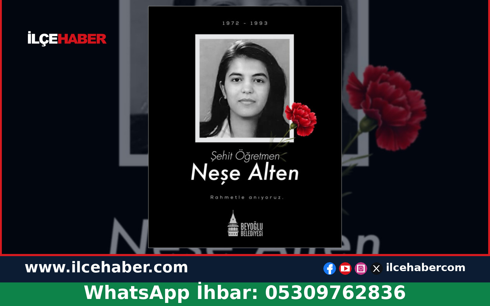 Neşe Alten şehadetinin 33. yılında anıldı