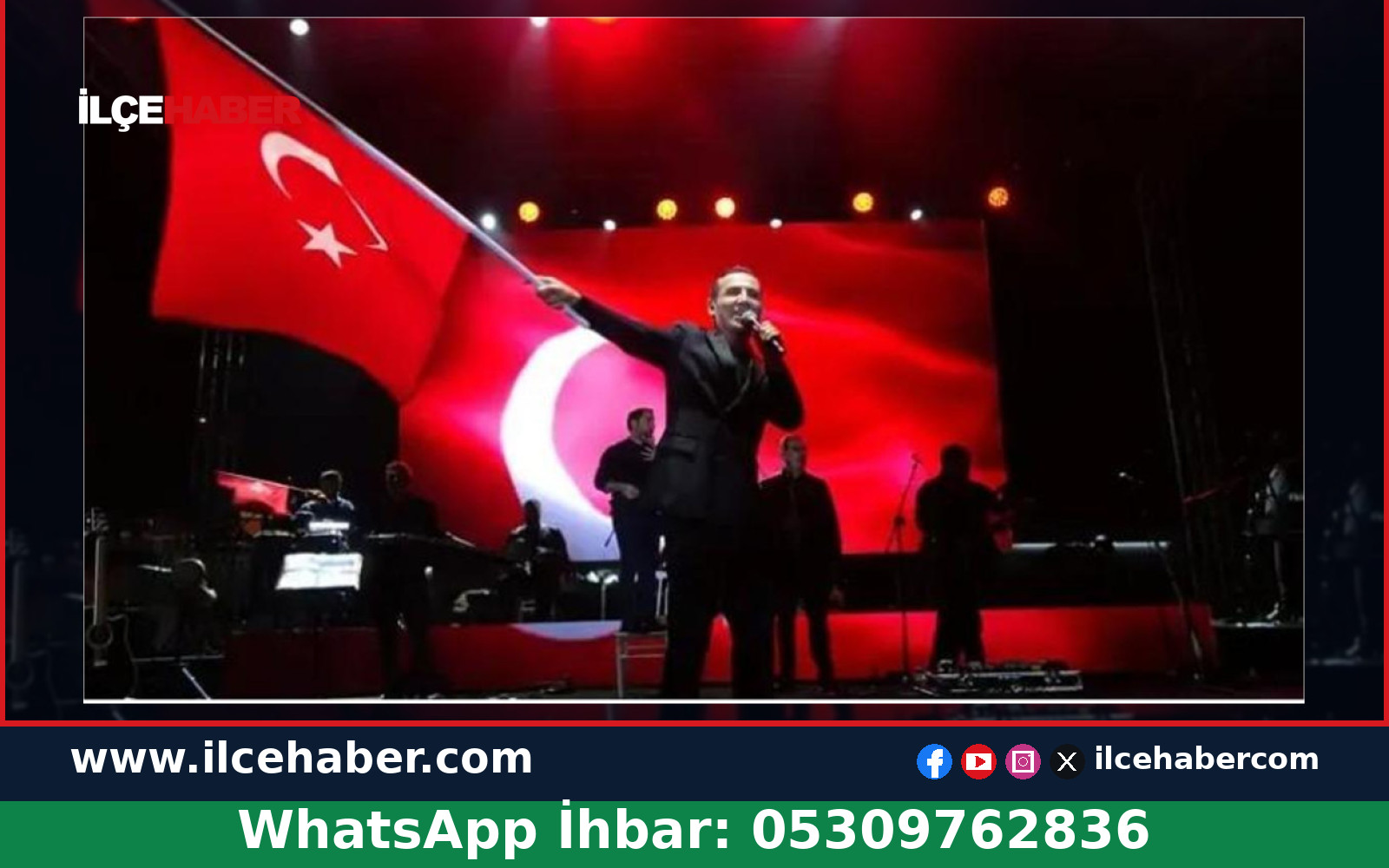 Ferhat Göçer Bursa’da Cumhuriyet Bayramı’nda Konser Verdi