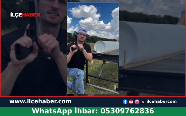 Silah mermilerinin delebileceği tabak sayısı test edildi