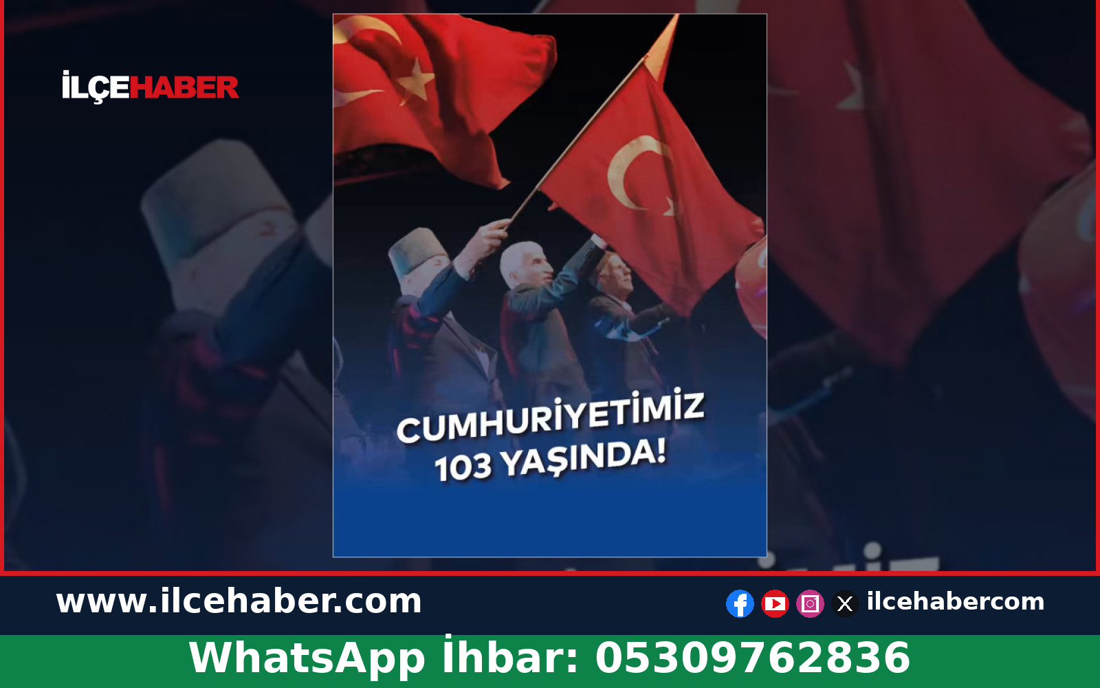 Avcılar Belediyesi’nden Cumhuriyet Bayramı Mesajı