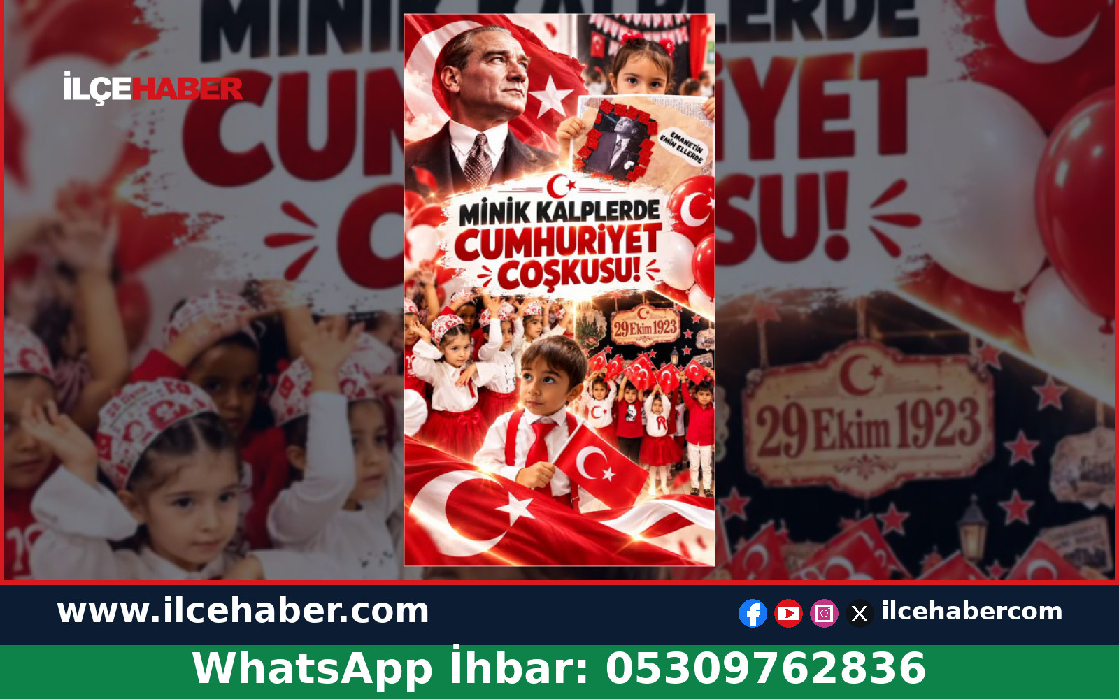 Esenyurt Belediyesinde Miniklerden Cumhuriyet Kutlaması