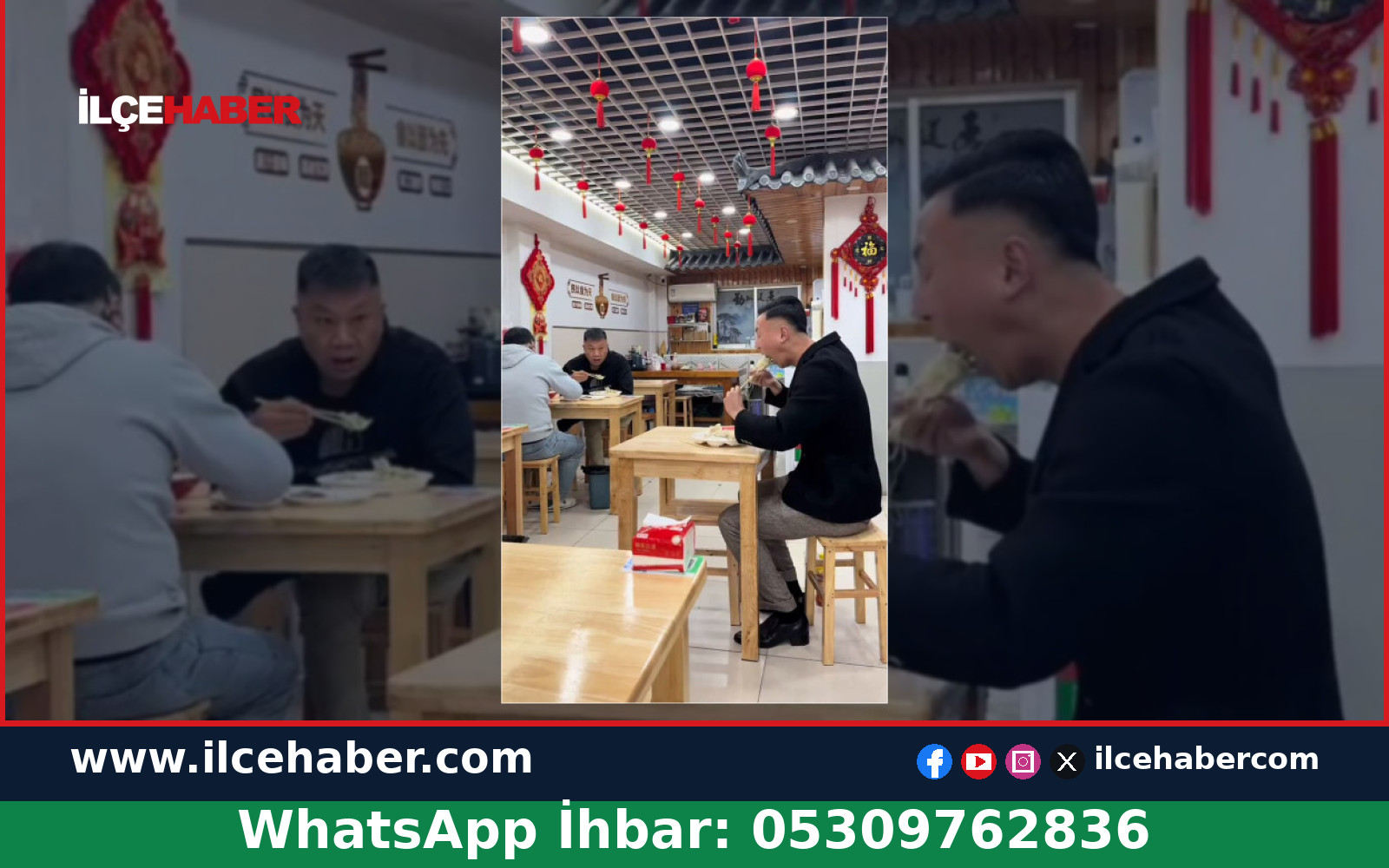 Lokantada yemek yiyen adamı izleyen kişinin şaşkınlığı