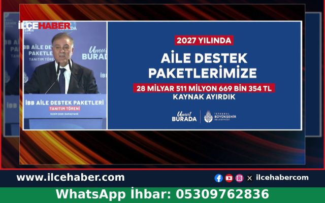 İBB’den 2027 Aile Destek Programı İçin 28 Milyar TL Kaynak