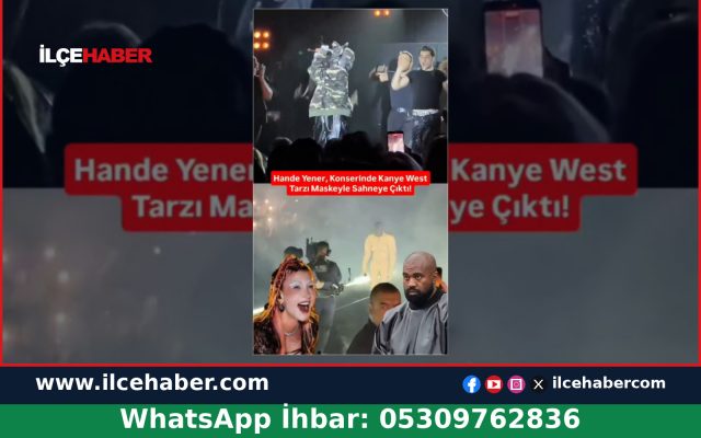 Hande Yener Konserinde Kanye West Tarzı Maske Giydi