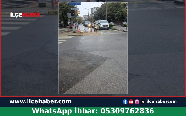 Kadıköy’de Su Kaçağı Çalışması Trafik Akışını Aksattı