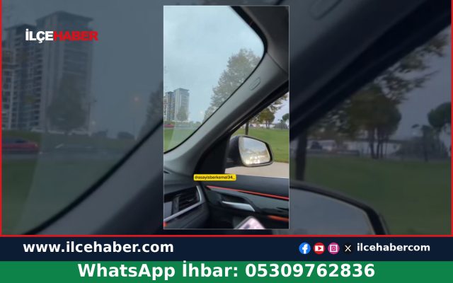 İstanbul’da Şerit İhlali Tartışması: Çarpıp Kaçtı