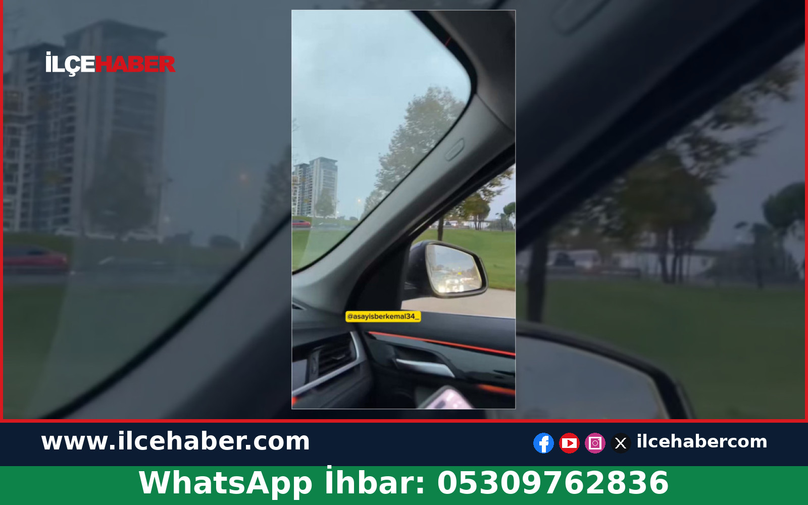 İstanbul’da Şerit İhlali Tartışması: Çarpıp Kaçtı