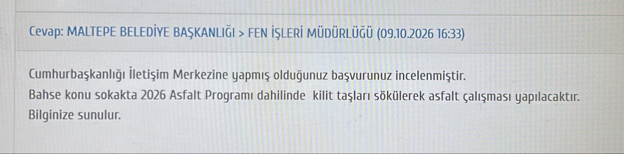 Maltepe'de Asfalt Bekleyişi İki Yıldır Sürüyor