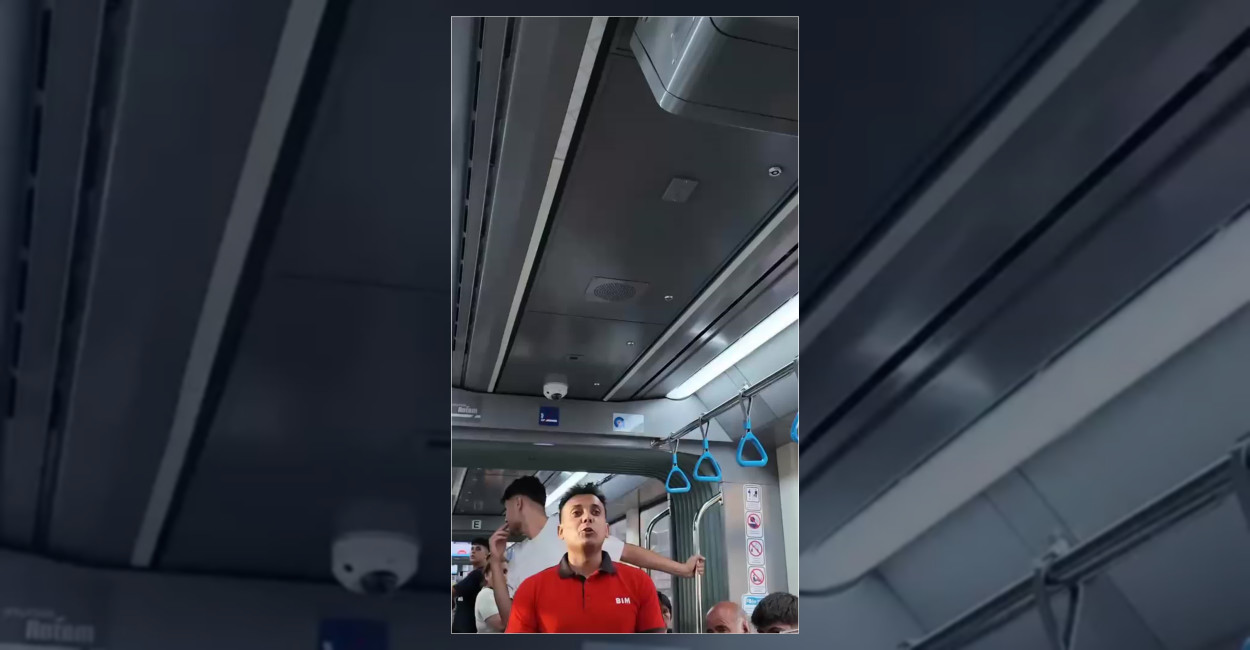 İstanbul Metrosunda Üniversite Mezunu Gençten Makarna Dağıtımı