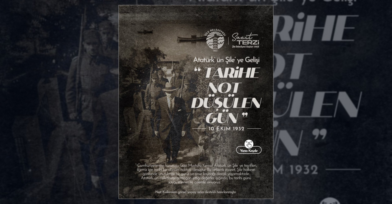 Atatürk’ün Şile’ye Gelişinin Yıl Dönümü Kutlanıyor