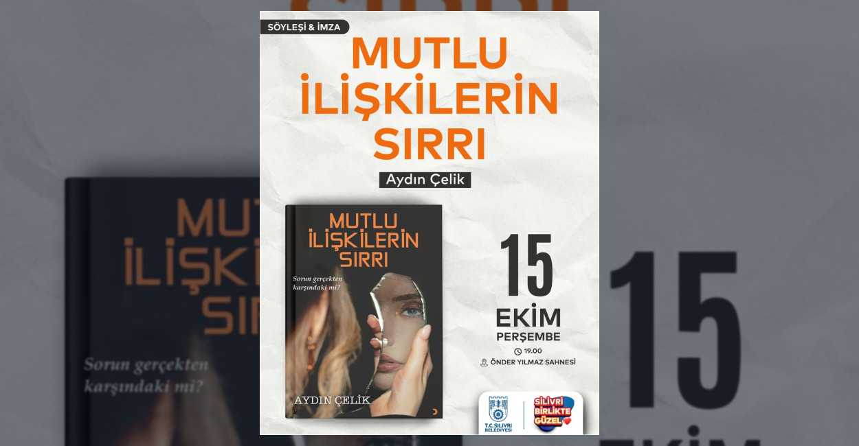Aydın Çelik Silivri’de Söyleşiye Katılıyor