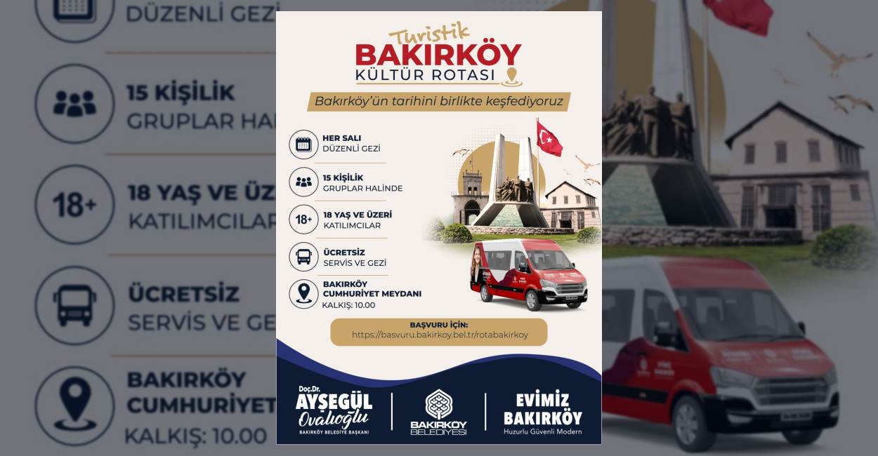 Bakırköy’de Turistik Kültür Rotası Gezileri Başlıyor