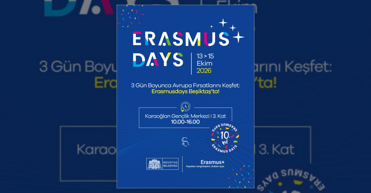 Beşiktaş’ta ErasmusDays Etkinliği Düzenlenecek