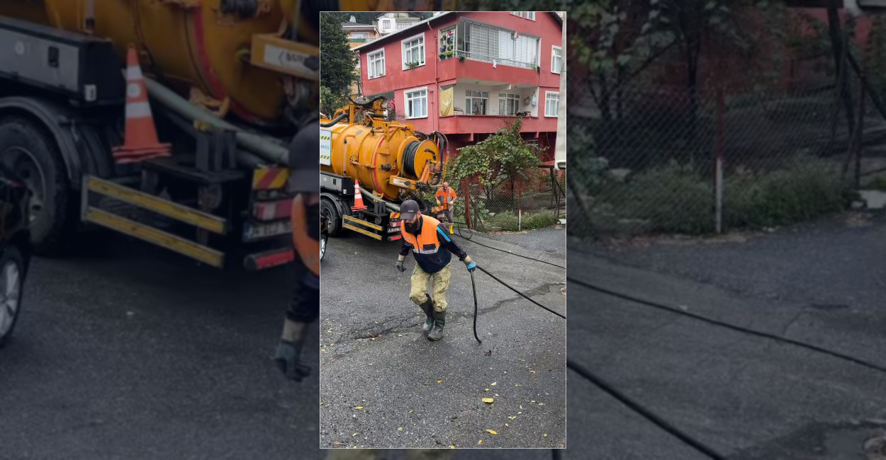 Beykoz’da sağanak yağışa karşı ekipler sahada