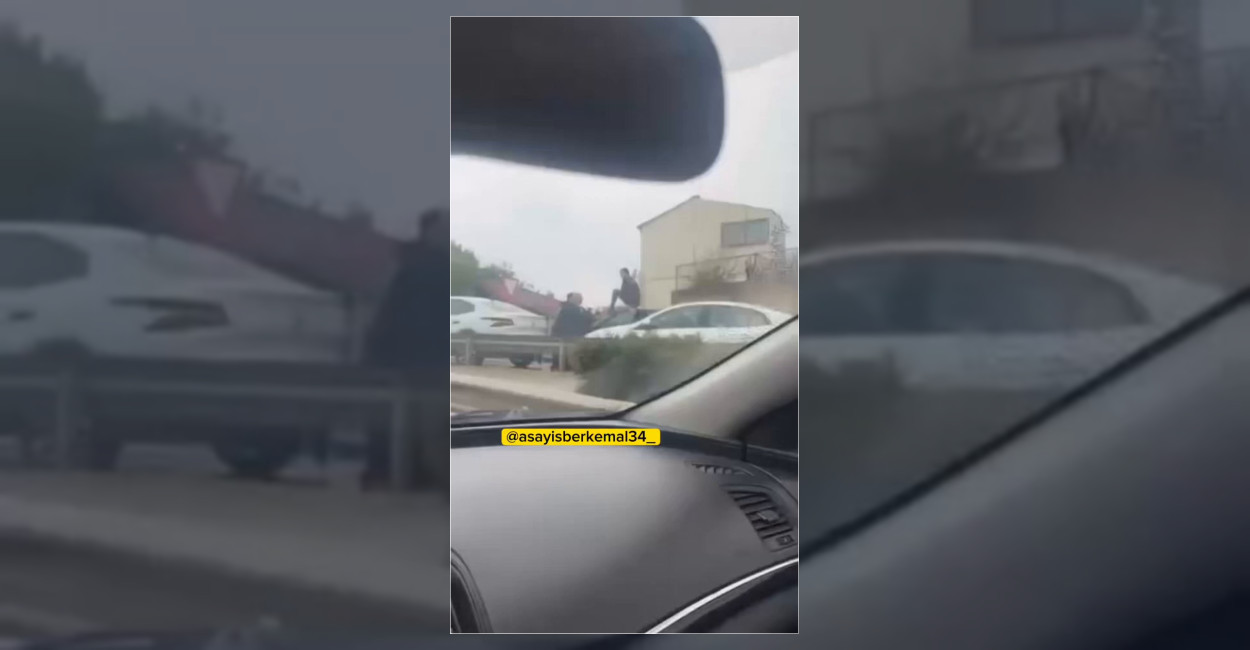 Beykoz’da trafik kavgası: Sürücüler tavanına çıktı