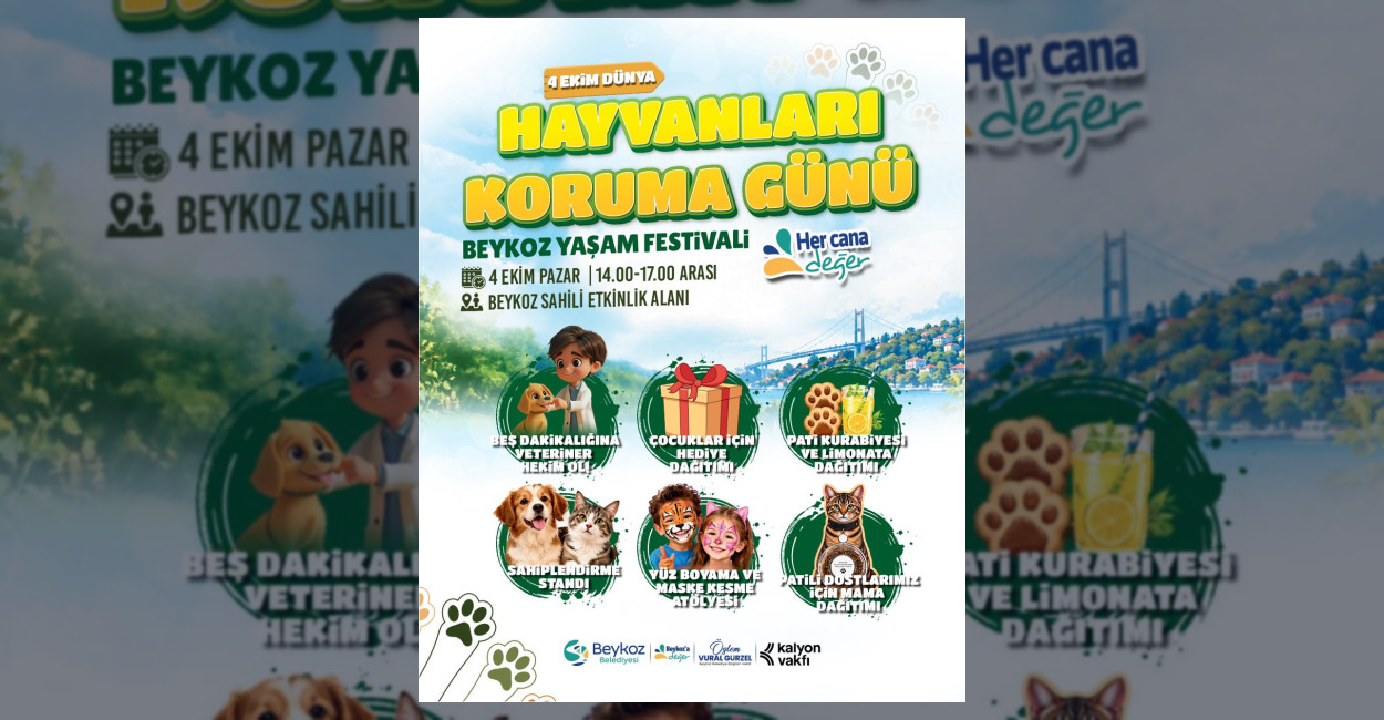 Beykoz’da Yaşam Festivali ve Hayvanları Koruma Günü