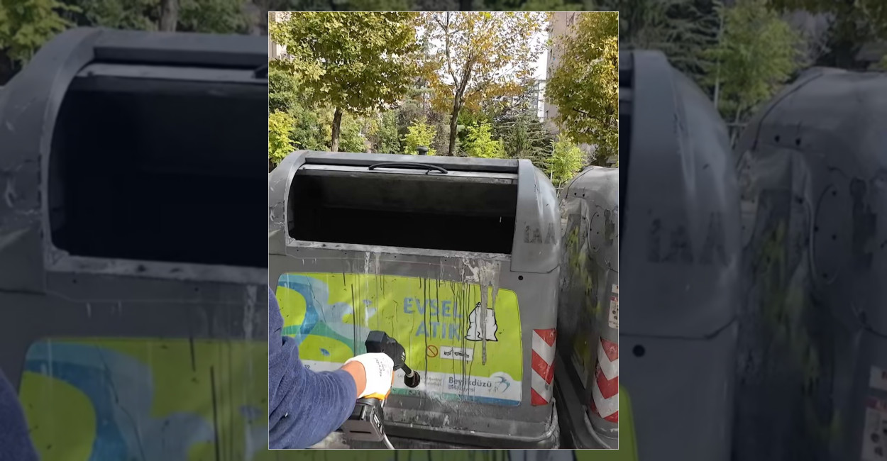 Beylikdüzü’nde Çöp Konteynerleri Düzenli Olarak Yıkanıyor