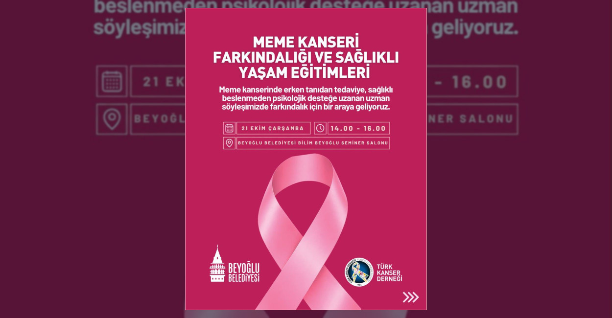 Beyoğlu’nda Meme Kanseri Farkındalık Eğitimi