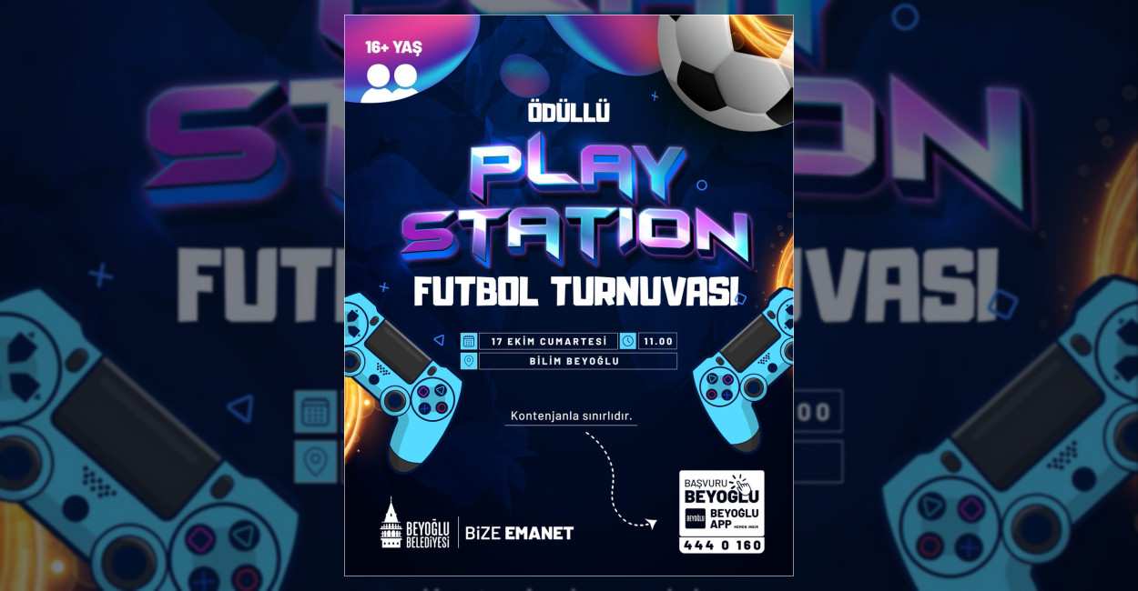 Beyoğlu’nda Ödüllü PlayStation Turnuvası Başlıyor