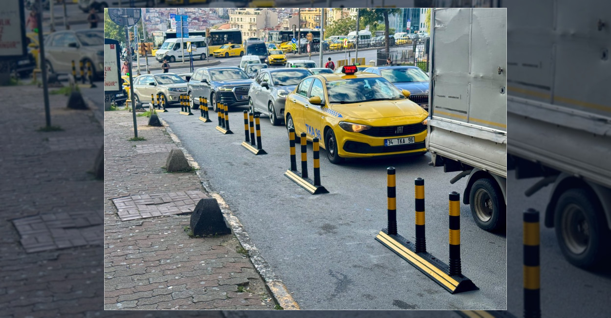 Beyoğlu Meşrutiyet Caddesi’ne Yeni Bariyerler
