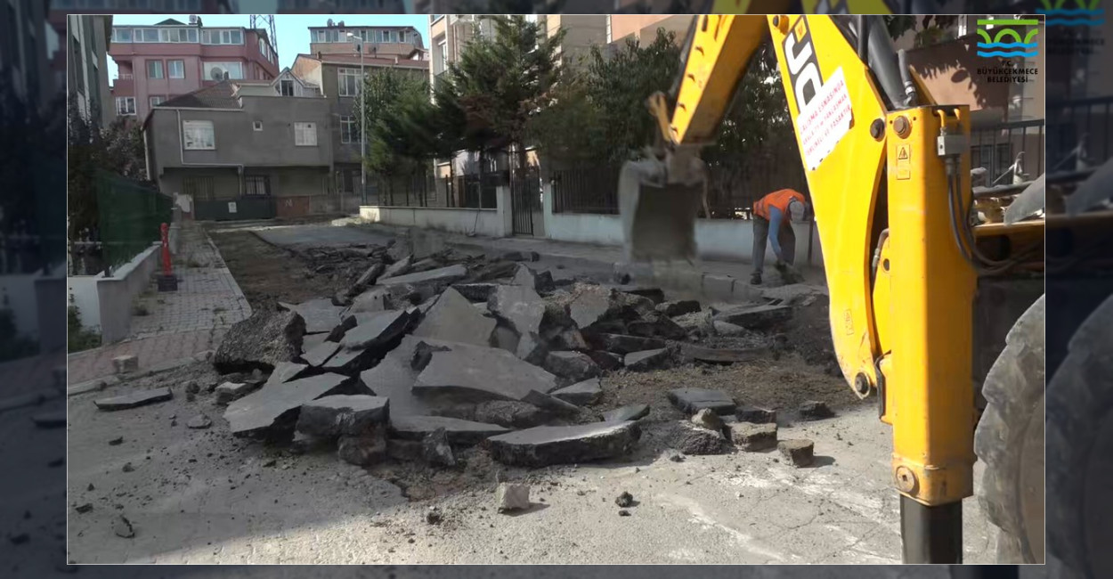 Büyükçekmece’de Yol Yenileme Çalışmaları Tamamlandı